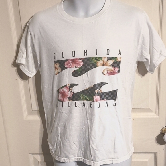 Billabong Tee Adult Medium Florida Tropical T-Shirt - Picture 1 of 2
